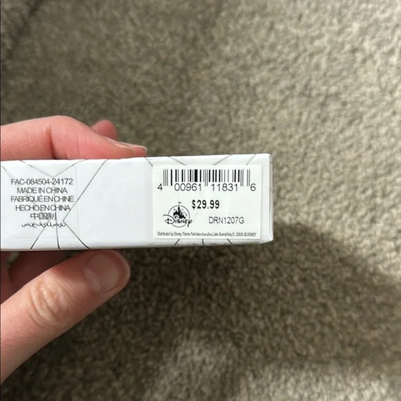 NIB Disney Gold Cubic Zirconia Necklace - Picture 3 of 3